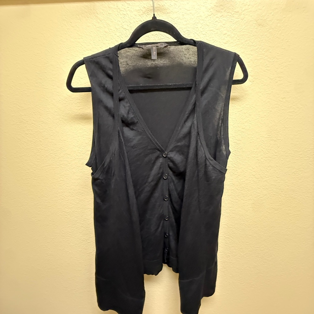 BCBG Women's Black Sleeveless Top